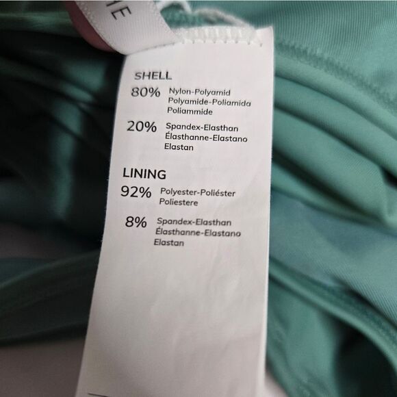 CUPSHE Seaside Holiday green high neck cutout one piece swimsuit L - Picture 8 of 13